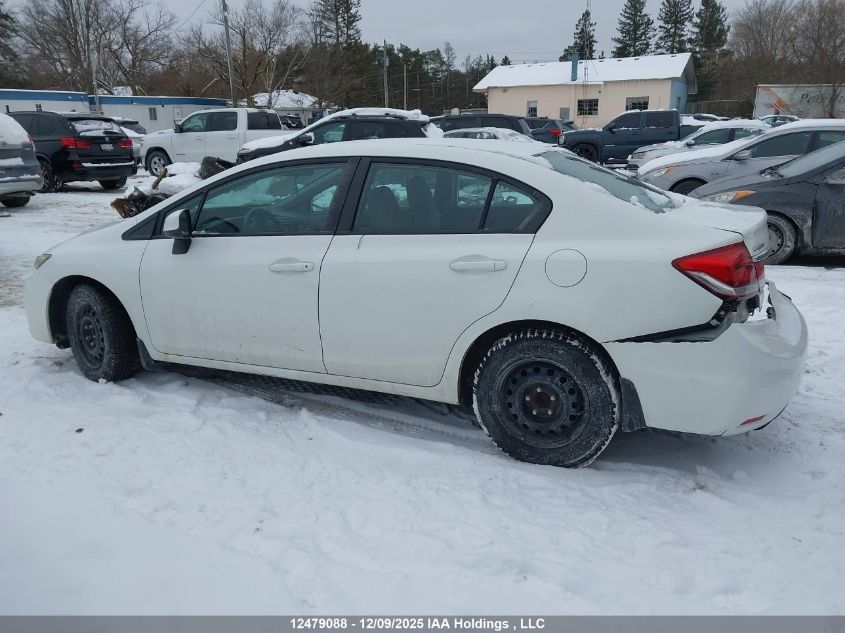 2013 Honda Civic Lx VIN: 2HGFB2F48DH110128 Lot: 12479088