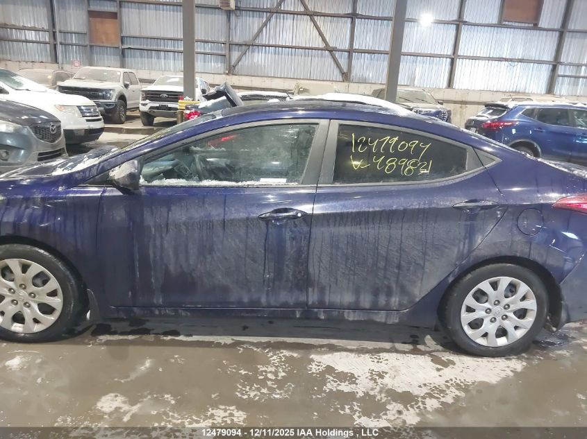 2014 Hyundai Elantra Se/Sport/Limited VIN: 5NPDH4AE0EH489831 Lot: 12479094