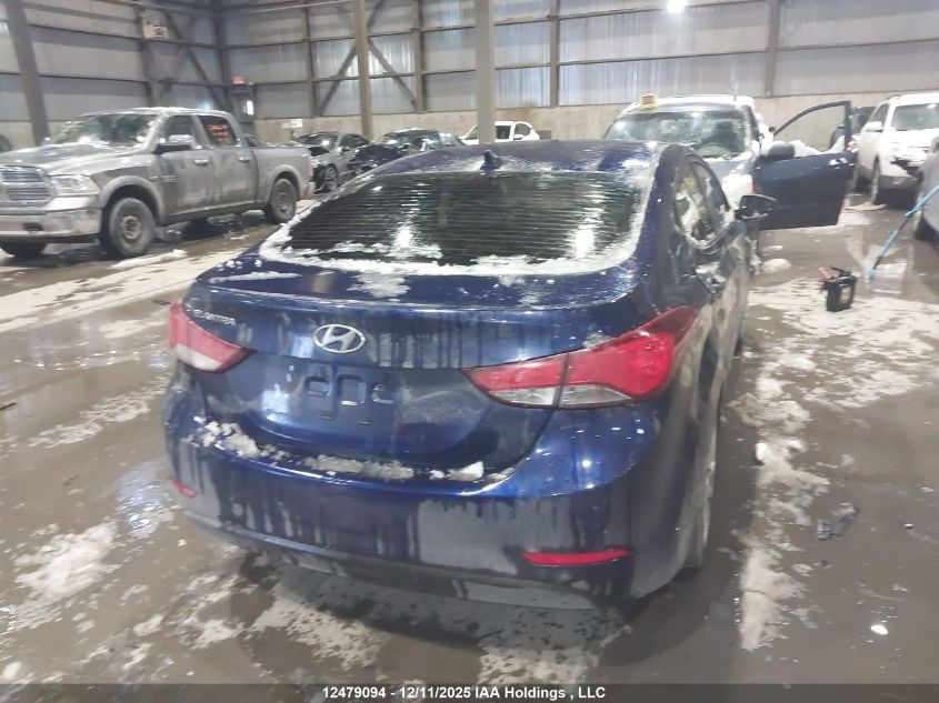 2014 Hyundai Elantra Se/Sport/Limited VIN: 5NPDH4AE0EH489831 Lot: 12479094