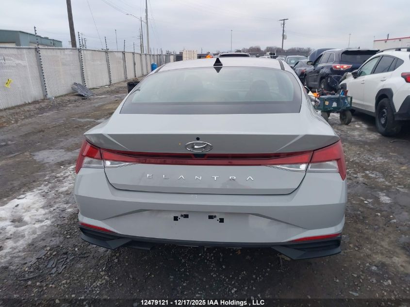 2022 Hyundai Elantra Preferred Ivt With Sun And Tech Package VIN: KMHLM4AG7NU284890 Lot: 12479121