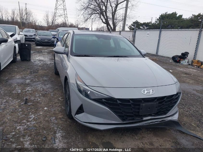 2022 Hyundai Elantra Preferred Ivt With Sun And Tech Package VIN: KMHLM4AG7NU284890 Lot: 12479121