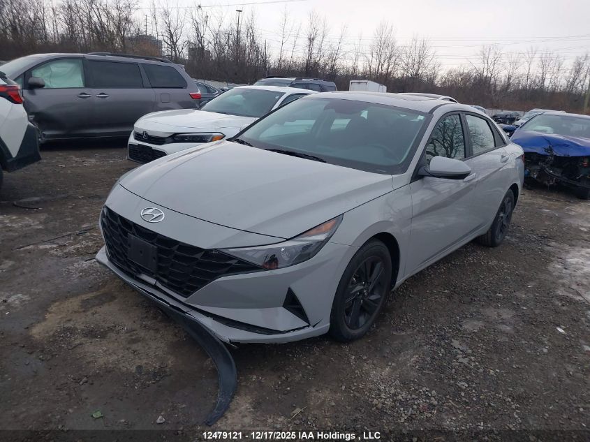 2022 Hyundai Elantra Preferred Ivt With Sun And Tech Package VIN: KMHLM4AG7NU284890 Lot: 12479121