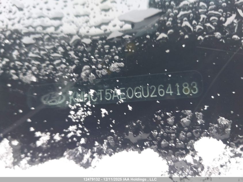 2016 Hyundai Accent Le VIN: KMHCT5AE0GU264183 Lot: 12479132