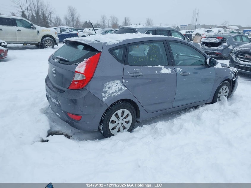 KMHCT5AE0GU264183 2016 HYUNDAI ACCENT photo no. 4