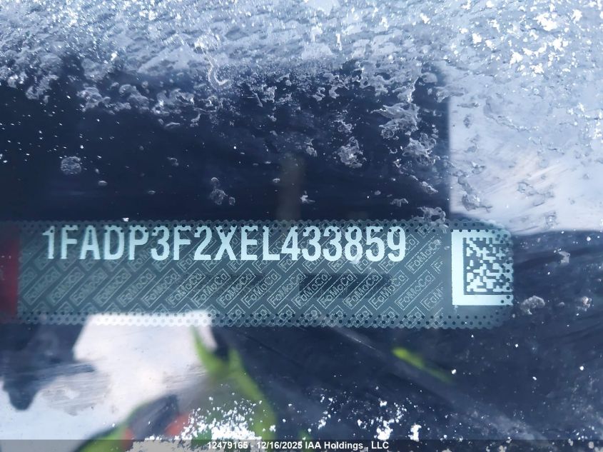 2014 Ford Focus Se VIN: 1FADP3F2XEL433859 Lot: 12479165