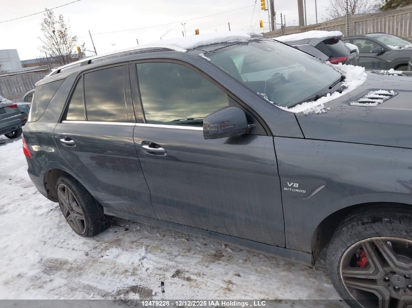 2014 Mercedes-Benz M-Class Ml 63 Amg VIN: 4JGDA7EB3EA434427 Lot: 12479228