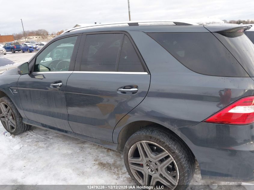 2014 Mercedes-Benz M-Class Ml 63 Amg VIN: 4JGDA7EB3EA434427 Lot: 12479228