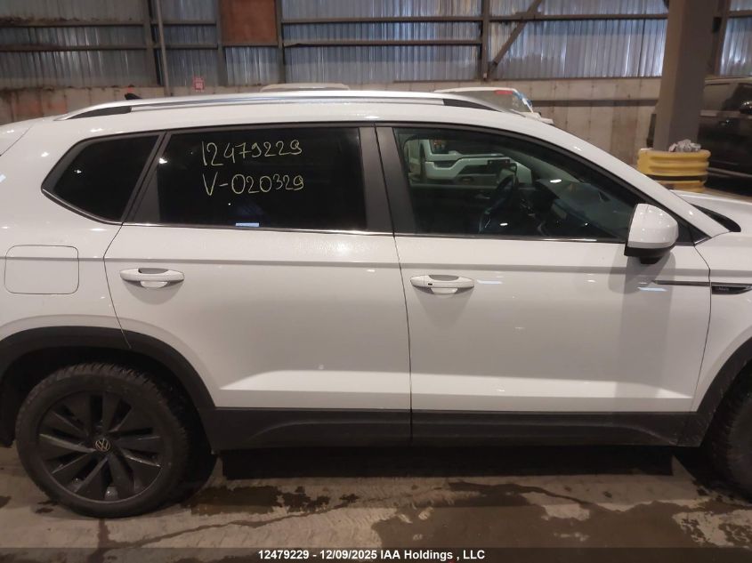 2024 Volkswagen Taos Se VIN: 3VVEX7B27RM020329 Lot: 12479229