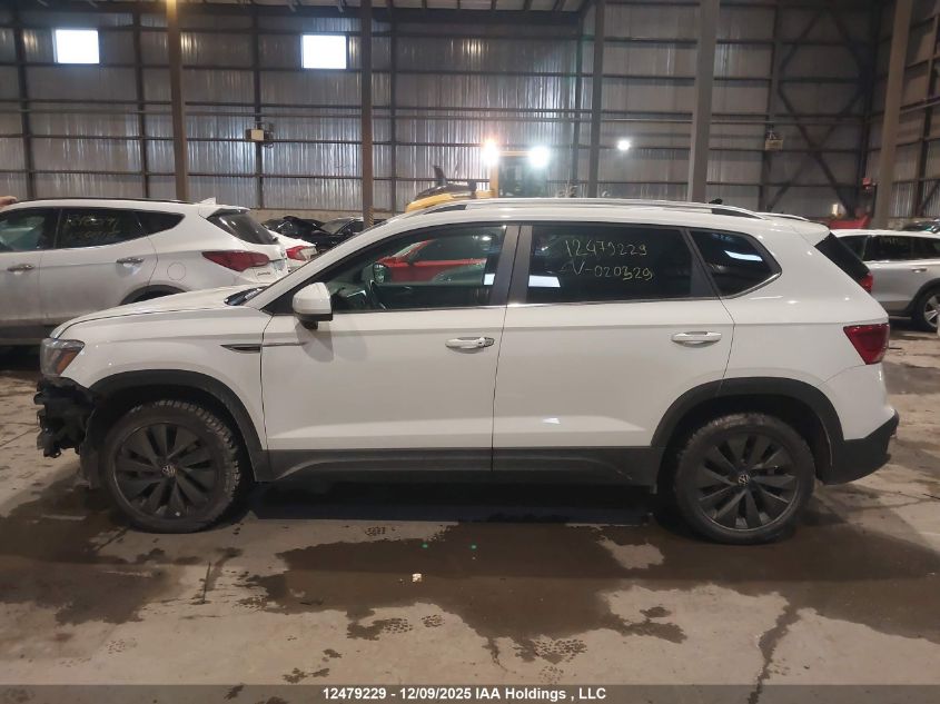 2024 Volkswagen Taos Se VIN: 3VVEX7B27RM020329 Lot: 12479229