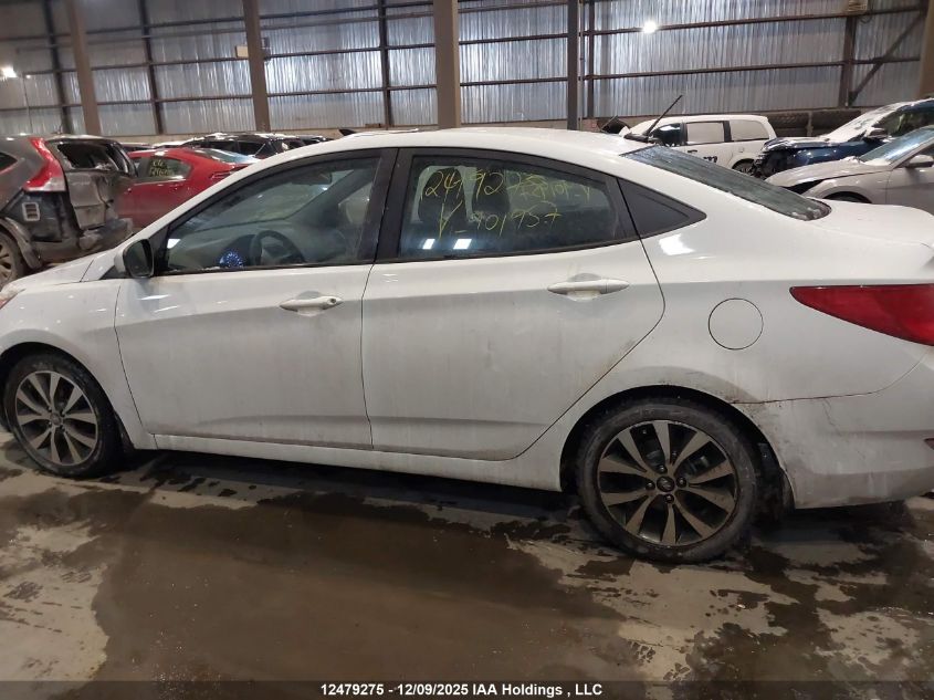 2015 Hyundai Accent Se VIN: KMHCT4AE6FU901957 Lot: 12479275