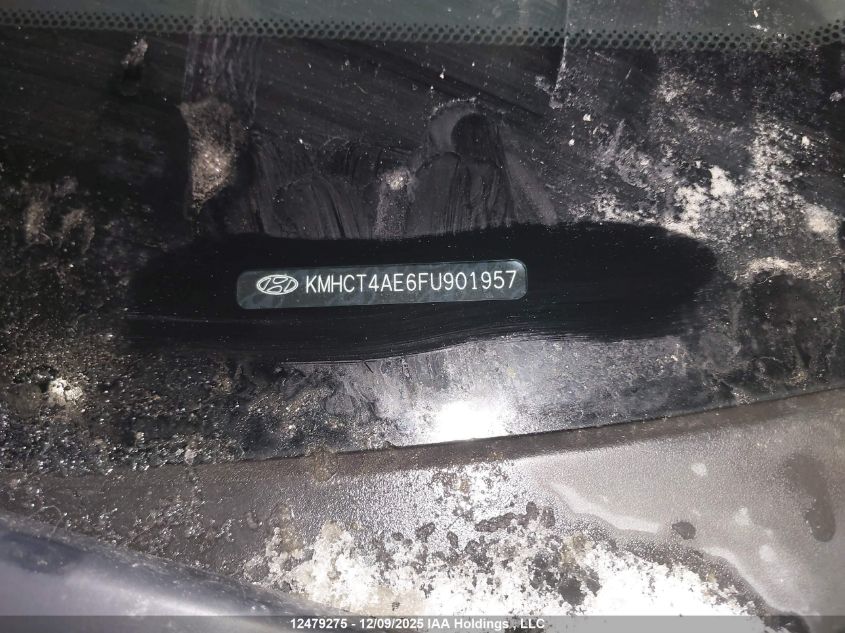 2015 Hyundai Accent Se VIN: KMHCT4AE6FU901957 Lot: 12479275