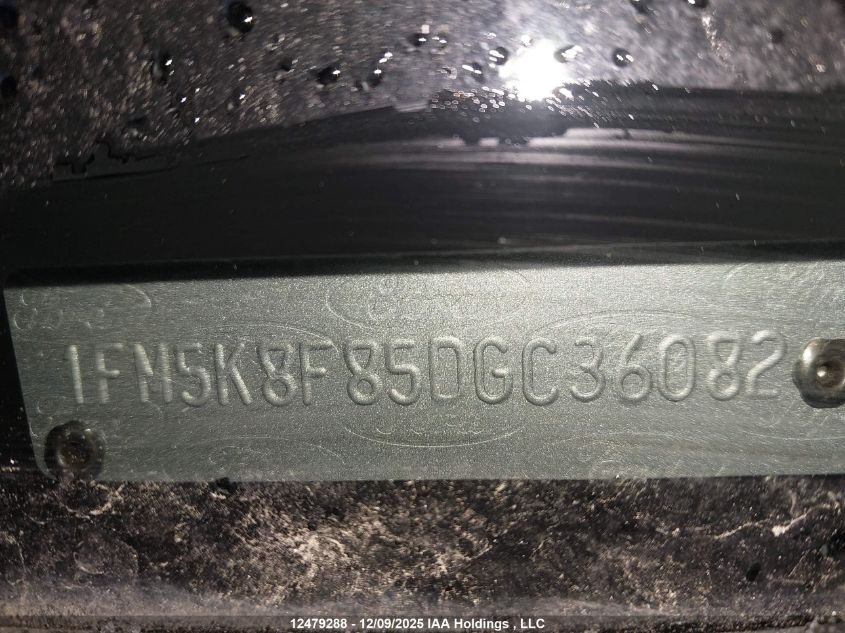 2013 Ford Explorer Limited VIN: 1FM5K8F85DGC36082 Lot: 12479288