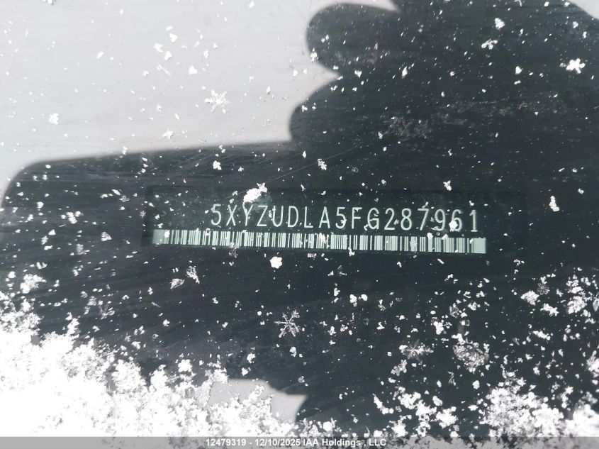 2015 Hyundai Santa Fe Sport VIN: 5XYZUDLA5FG287961 Lot: 12479319