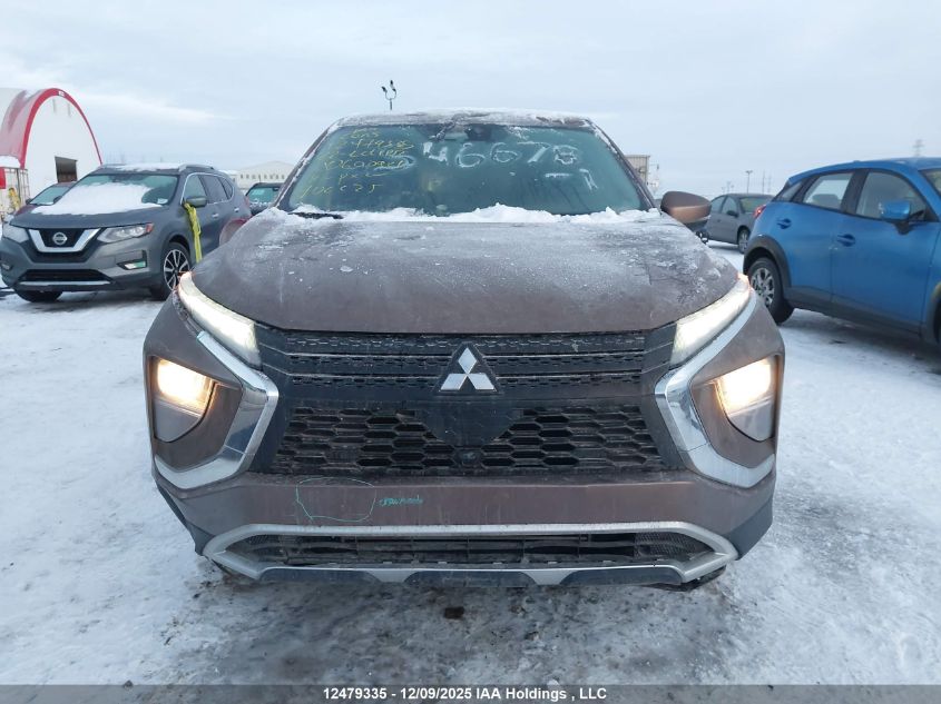 2022 Mitsubishi Eclipse Cross Le VIN: JA4ATVAA0NZ600921 Lot: 12479335