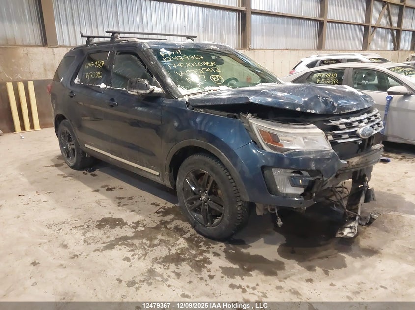 1FM5K7D85HGC72342 2017 Ford Explorer Xlt auction photo 1