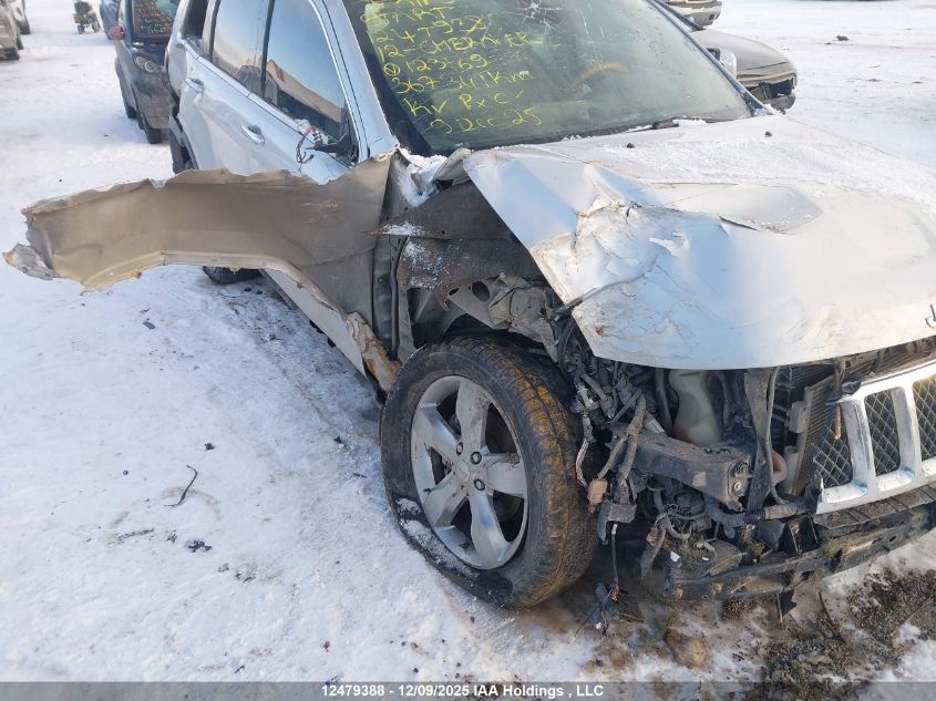 2012 Jeep Grand Cherokee Overland VIN: 1C4RJFCG2CC123169 Lot: 12479388