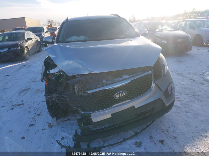 2016 Kia Sorento 3.3L Lx + VIN: 5XYPGDA55GG172248 Lot: 12479428