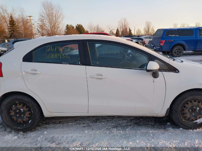 2013 Kia Rio VIN: KNADM5A30D6889314 Lot: 12479457