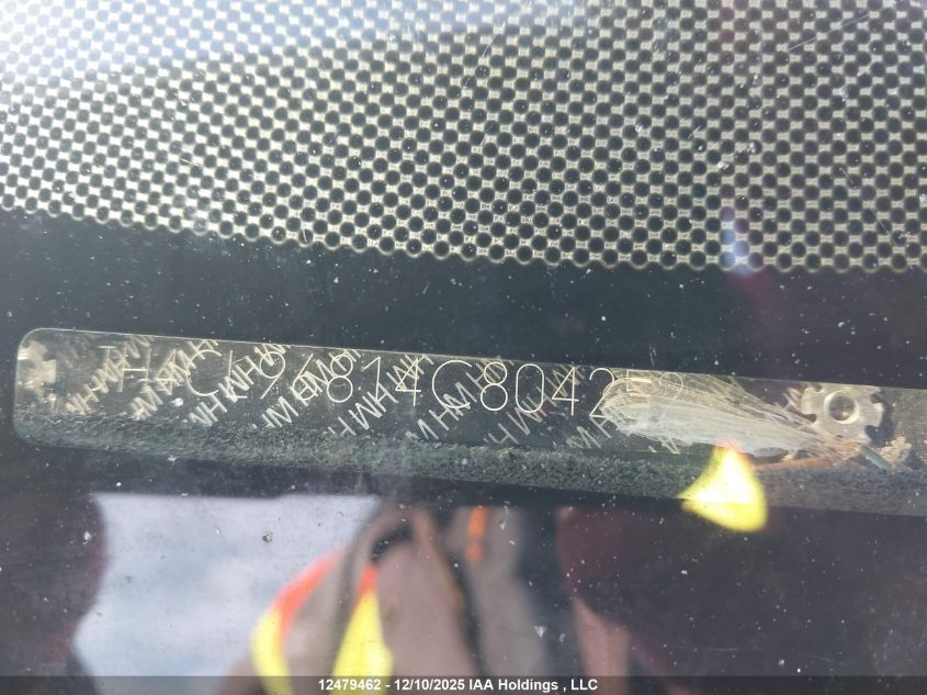 2004 Acura Tsx VIN: JH4CL96814C804252 Lot: 12479462