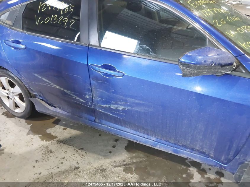 2020 Honda Civic Ex 4Dr VIN: 2HGFC2F7XLH013292 Lot: 12479465