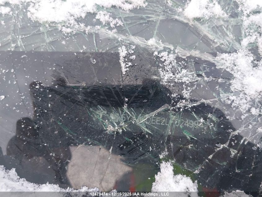 2020 Tesla Model Y Long Range VIN: 5YJYGDEE2LF024994 Lot: 12479474