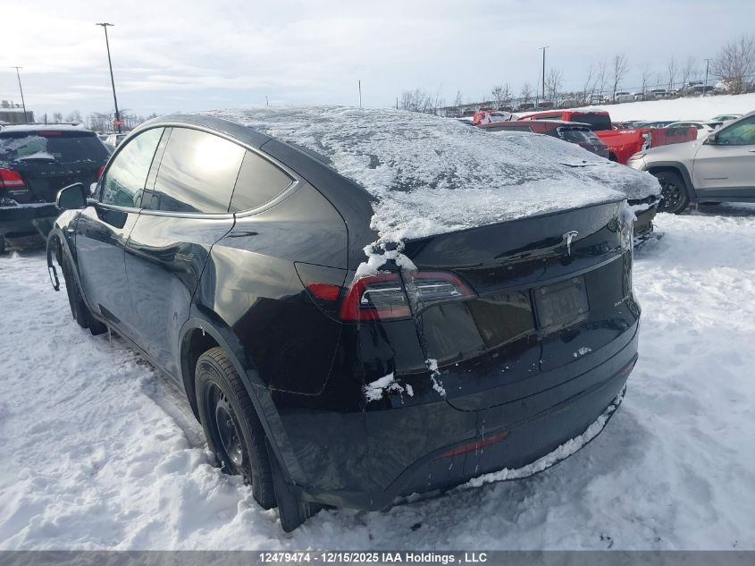 2020 Tesla Model Y Long Range VIN: 5YJYGDEE2LF024994 Lot: 12479474