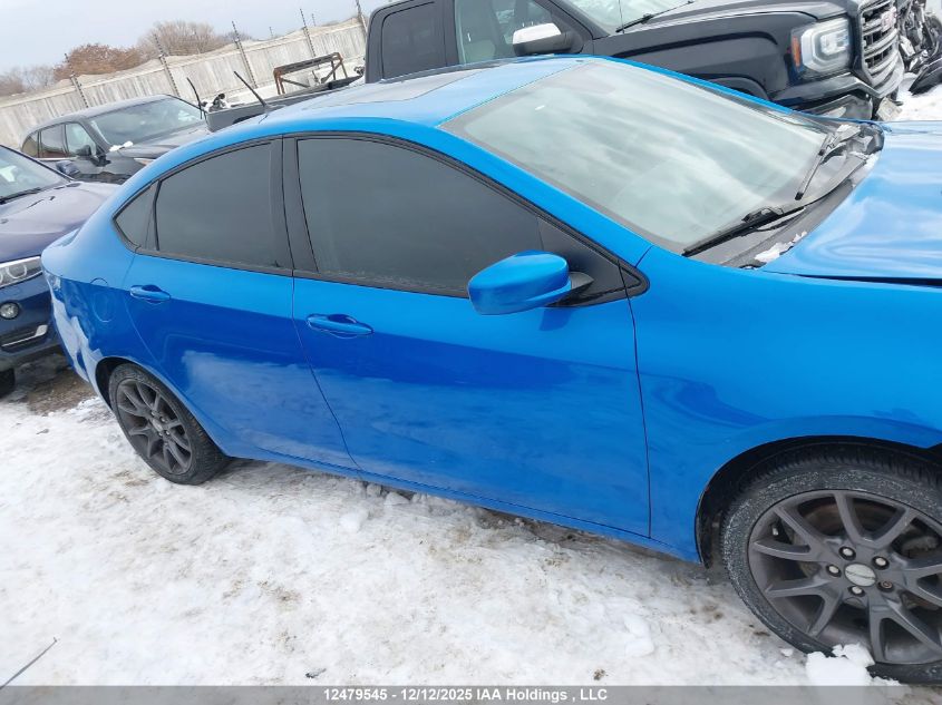 2016 Dodge Dart Sxt VIN: 1C3CDFBB6GD541404 Lot: 12479545