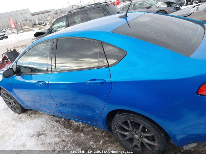 2016 Dodge Dart Sxt VIN: 1C3CDFBB6GD541404 Lot: 12479545