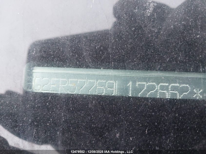 2009 Pontiac G8 VIN: 6G2ER57769L172662 Lot: 12479552