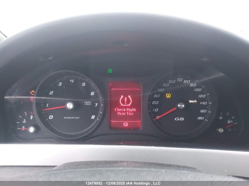 2009 Pontiac G8 VIN: 6G2ER57769L172662 Lot: 12479552