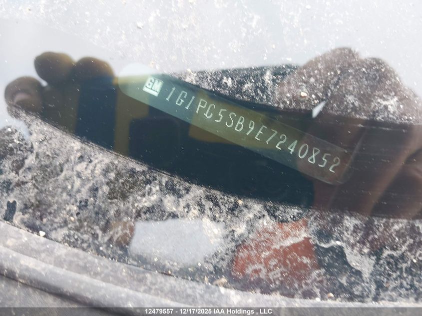 2014 Chevrolet Cruze Lt VIN: 1G1PC5SB9E7240852 Lot: 12479557