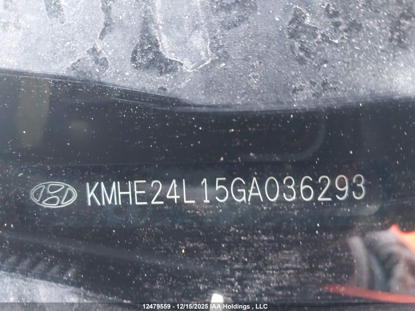 2016 Hyundai Sonata Hybrid Hybrid VIN: KMHE24L15GA036293 Lot: 12479559