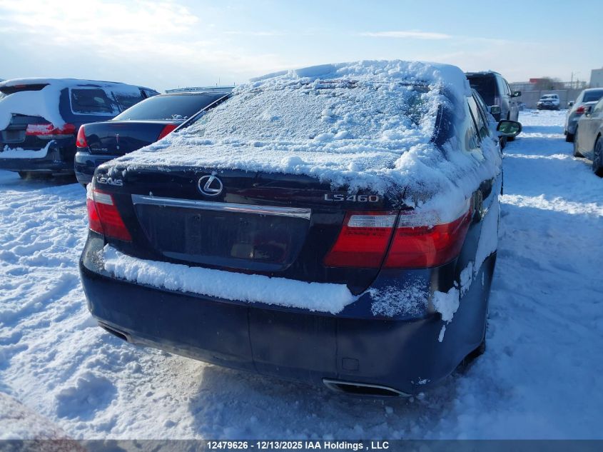 2007 Lexus Ls 460 VIN: JTHBL46F175001625 Lot: 12479626