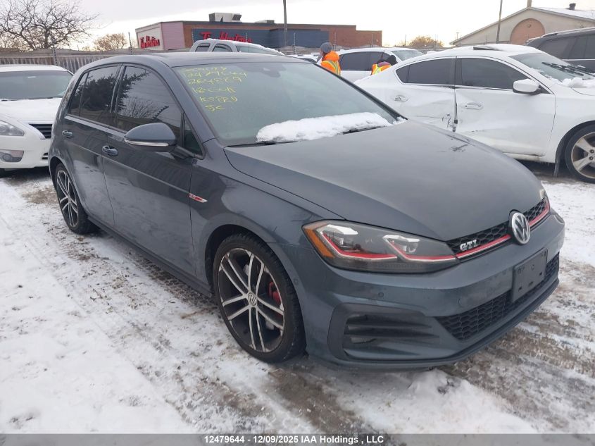 2018 Volkswagen Golf Gti 5-Door/5-Door Autobahn VIN: 3VW447AU5JM264889 Lot: 12479644