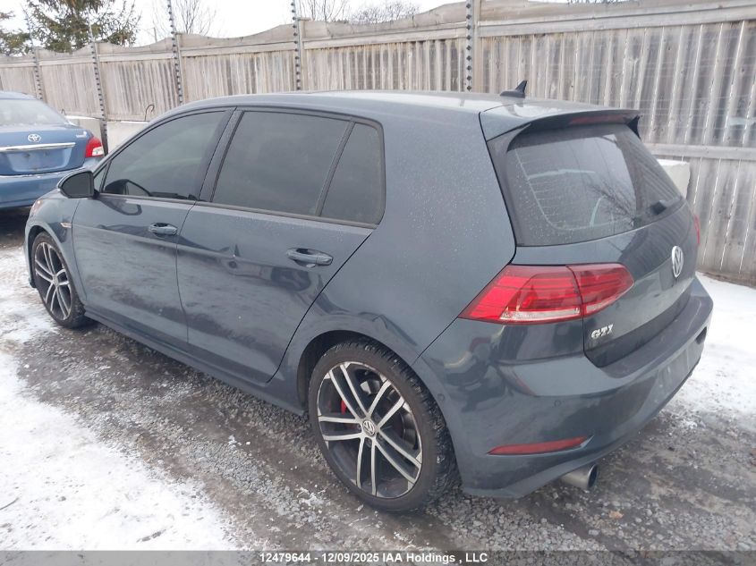 2018 Volkswagen Golf Gti 5-Door/5-Door Autobahn VIN: 3VW447AU5JM264889 Lot: 12479644