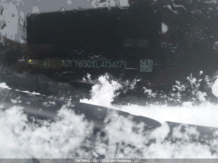 2020 Chevrolet Bolt Ev Lt VIN: 1G1FY6S08L4134179 Lot: 12479663