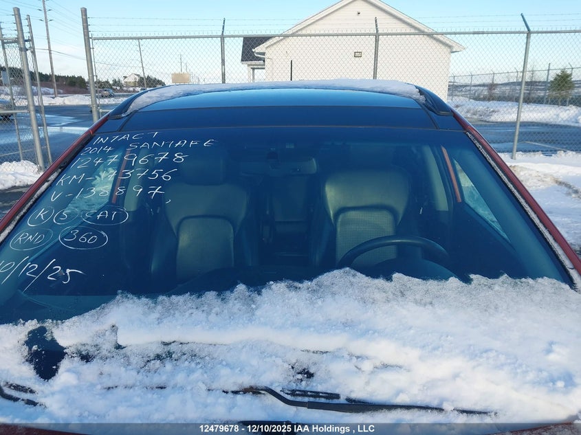 5XYZUDLA3EG138897 2014 HYUNDAI SANTA FE photo no. 17