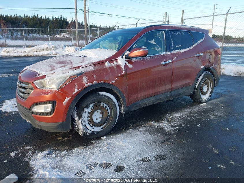 5XYZUDLA3EG138897 2014 HYUNDAI SANTA FE photo no. 2