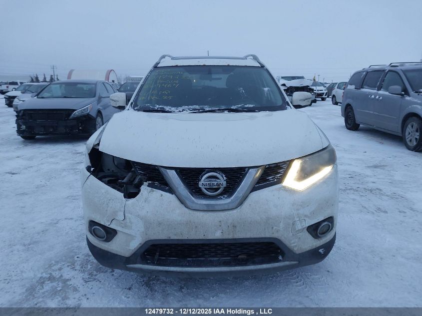 2014 Nissan Rogue S/Sl/Sv VIN: 5N1AT2MV6EC819464 Lot: 12479732