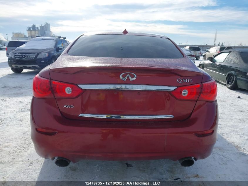 2015 Infiniti Q50 Sport VIN: JN1BV7AR7FM403915 Lot: 12479735
