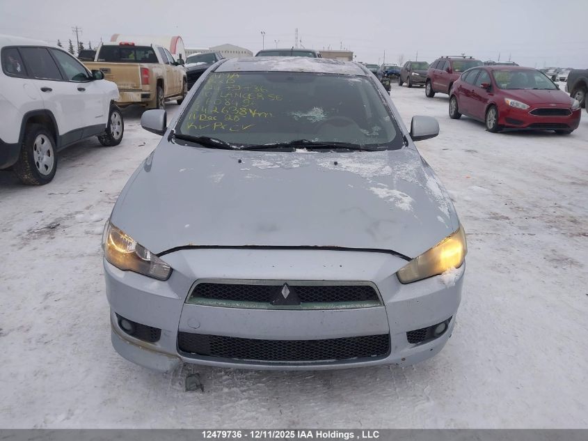 2010 Mitsubishi Lancer Se VIN: JA32U2FU3AU608493 Lot: 12479736