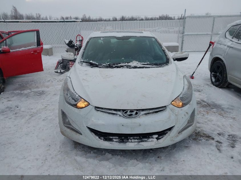 2016 Hyundai Elantra VIN: KMHDH4AE8GU644646 Lot: 12479822