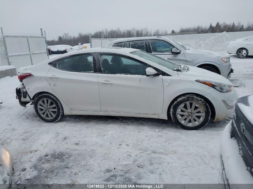 2016 Hyundai Elantra VIN: KMHDH4AE8GU644646 Lot: 12479822