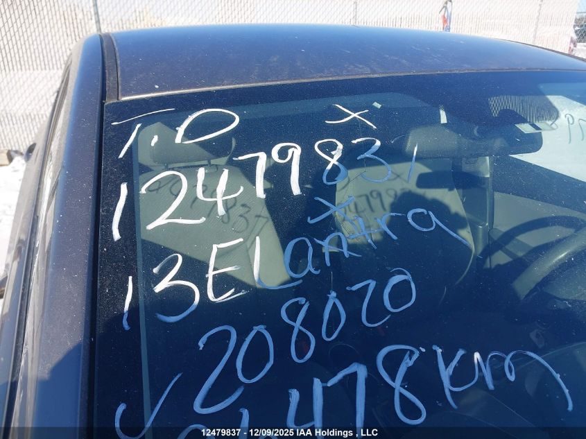 2013 Hyundai Elantra Gl VIN: 5NPDH4AE8DH208020 Lot: 12479837