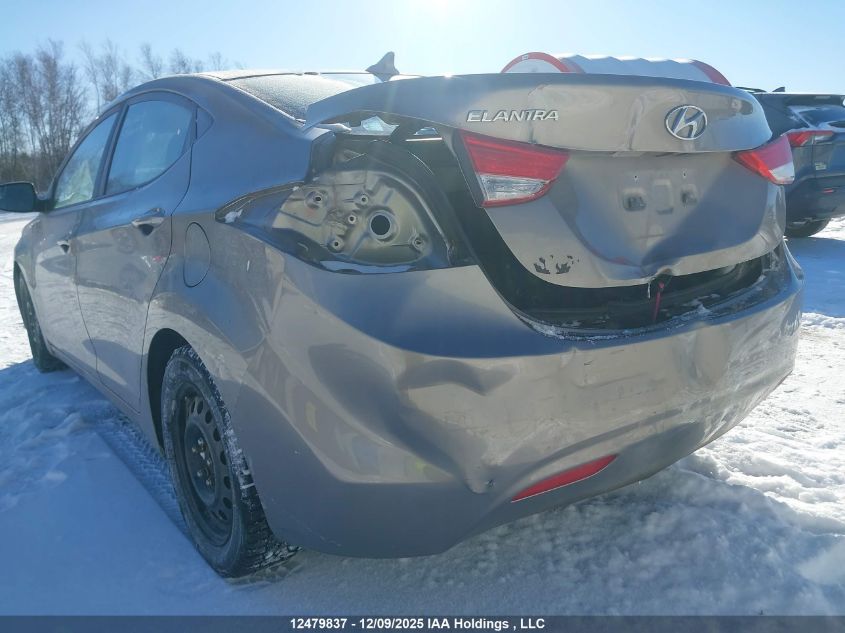 2013 Hyundai Elantra Gl VIN: 5NPDH4AE8DH208020 Lot: 12479837