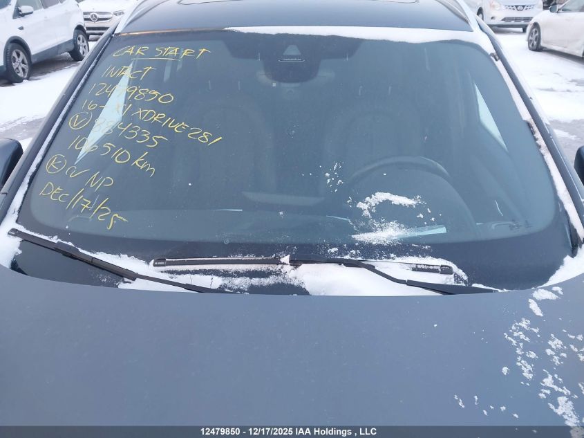 2016 BMW X1 xDrive28I VIN: WBXHT3C32GP884335 Lot: 12479850