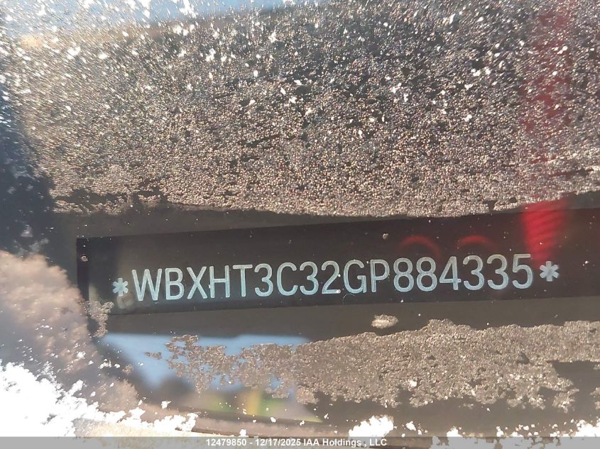 2016 BMW X1 xDrive28I VIN: WBXHT3C32GP884335 Lot: 12479850