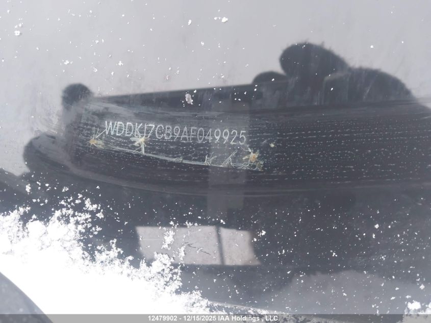 2010 Mercedes-Benz E 550 VIN: WDDKJ7CB9AF049925 Lot: 12479902