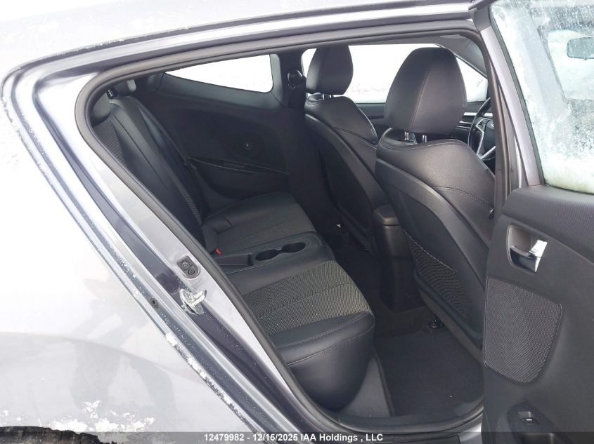 2015 Hyundai Veloster Tech VIN: KMHTC6AD9FU243974 Lot: 12479982