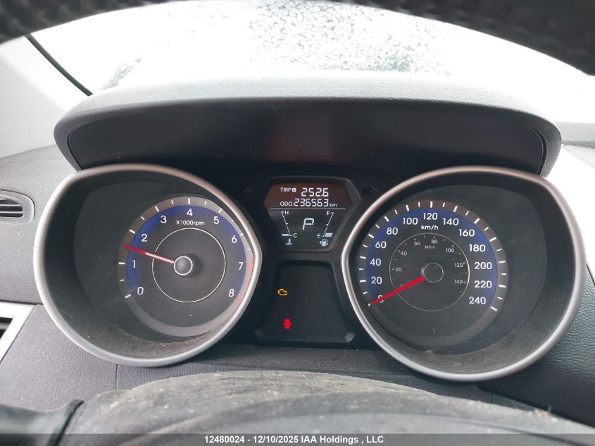 2013 Hyundai Elantra Se VIN: KMHDH6AE3DU001581 Lot: 12480024